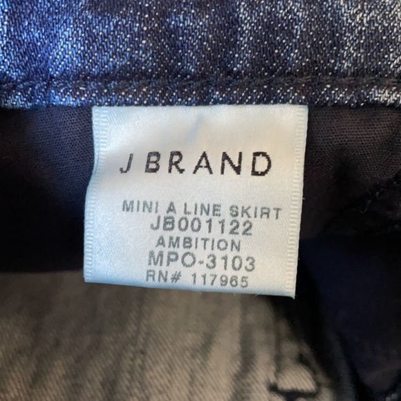 NWT J Brand Mini A-Line Skirt in Ambition - Picture 6 of 12